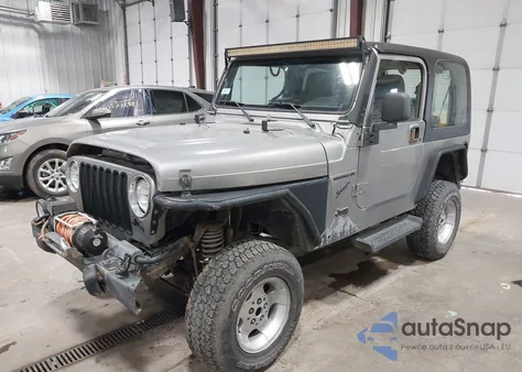 2002 Jeep Wrangler X from USA, damaged, VIN 1J4FA39S02P716530